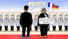Cartoon: Macron bei Scholz (small) by Harm Bengen tagged macron,scholz,frankreich,staatsbesuch,soldaten,neukaledonien,diese,aussprache,neukölln,harm,bengen,cartoon,karikatur