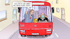 Cartoon: Neun-Euro-Ticket-Preis (small) by Harm Bengen tagged neun,euro,ticket,bus,nahverkehr,harm,bengen,cartoon,karikatur