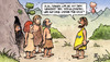 Cartoon: Neustart des Sozialstaates (small) by Harm Bengen tagged neustart sozialstaat hartz debatte fdp westerwelle steinzeit keule