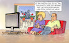 Cartoon: Nicht das trockenste Jahr (small) by Harm Bengen tagged gutes,trockenste,jahr,wetteraufzeichnung,2024,tv,regen,dauerregen,hochwasser,harm,bengen,cartoon,karikatur