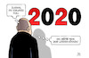 Cartoon: Olafs Jahr (small) by Harm Bengen tagged schwarze,null,2020,jahreswechsel,olaf,scholz,hoffnungen,finanzminister,spd,harm,bengen,cartoon,karikatur