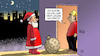 Cartoon: Omikron-Geschenk (small) by Harm Bengen tagged omikron,geschenk,weihnachten,weihnachtsmann,michel,sack,virus,haustür,corona,harm,bengen,cartoon,karikatur