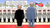 Cartoon: Putin-Erdogan-AKK (small) by Harm Bengen tagged akk,kramp,karrenbauer,verteidigungsministerin,sicherheitszone,schutzzone,syrien,kurden,türkei,türken,witz,putin,erdogan,russland,sotschi,harm,bengen,cartoon,karikatur