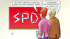 Cartoon: Raketen-SPD (small) by Harm Bengen tagged spd,partei,präsidium,plakat,wahlplakattafel,friedenspartei,raketen,logo,usa,amerikanische,mittelstreckenraketen,harm,bengen,cartoon,karikatur