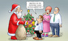 Cartoon: Retouren (small) by Harm Bengen tagged retouren,weihnachten,weihnachtsmann,bescherung,lieferung,umtausch,geschenke,harm,bengen,cartoon,karikatur