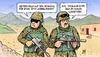 Cartoon: Rückzug 2011 (small) by Harm Bengen tagged rückzug,afghanistan,westerwelle,fdp,2011,armee,guttenberg,bundeswehr,auslandseinsatz
