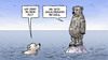 Cartoon: Shell-Bär (small) by Harm Bengen tagged umweltberater,shell,oel,bohren,arktis,eisbär,umwelt,usa,genehmigung,harm,bengen,cartoon,karikatur
