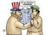Cartoon: Spionage China-USA (small) by Harm Bengen tagged spionage china usa nsa internet wirtschaftsspionage hacker it computer harm bengen cartoon karikatur
