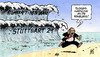 Cartoon: Tsunami (small) by Harm Bengen tagged tsunami,welle,sturm,protest,protestbewegung,demokratie,kanzlerin,merkel,atomkraft,kernkraft,laufzeitverlängerung,akw,entlager,zwischenlager,gorleben,asse,stuttgart,21,bahn,bau,abriß,hauptbahnhof,bürger