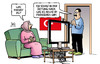 Cartoon: Türkei-Medien (small) by Harm Bengen tagged zeitung,fernsehen,tv,türkei,haftbefehle,verhaftungen,journalisten,pressefreiheit,demokratie,zensur,erdogan,putsch,repression,ausnahmezustand,harm,bengen,cartoon,karikatur