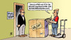 Cartoon: Valium (small) by Harm Bengen tagged valium,regierung,fraktionen,wahl,bundespräsident,wulff,gauck,jochimsen,paket,lieferung,saaldiener,hintereingang,lieferant