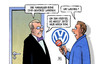 Cartoon: VW-Boni (small) by Harm Bengen tagged manager,boni,gehalt,bonus,gekürzt,kürzung,viertel,vw,abgasskandal,diesel,harm,bengen,cartoon,karikatur