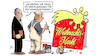 Cartoon: Weihnachtsmarkt-Planung (small) by Harm Bengen tagged planungen,weihnachtsmarkt,schild,arbeiter,maler,farbe,komet,virus,corona,harm,bengen,cartoon,karikatur