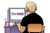 Cartoon: Yahoo-Email (small) by Harm Bengen tagged yahoo,email,spitzel,geheimdienst,computer,internet,harm,bengen,cartoon,karikatur