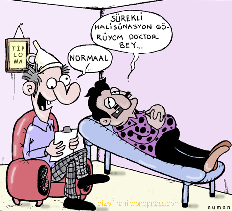 Cartoon: Hallucination (medium) by cizofreni tagged hallunication,halusinasyon,sanri,mad,deli,doktor,doctor