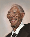 Cartoon: Morgan Freeman revised (small) by jonesmac2006 tagged caricature,caricatures,morgan,freeman