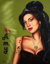 Cartoon: if amy finally stop drinking (small) by Sanni tagged amy winehouse