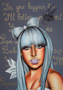 Cartoon: Lady Gaga (small) by Sanni tagged lady,gaga