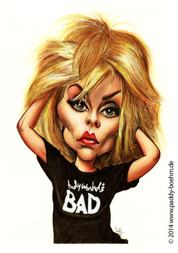 Cartoon: Debbie Harry (medium) by Paddy tagged debbie,harry,musik,band