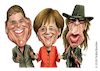 Cartoon: Voll vereinicht - Satire Musical (small) by Paddy tagged karikatur,karikaturist,angela,merkel,udo,lindenberg,david,hasselhoff,satire,musical,show