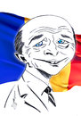 Cartoon: Traian-Basescu-Expo Romenia (small) by Sebalopdel tagged traian,basescu,sebalopdel,angola,nicolae,ionita,president,cartoonists,association,crn,romania