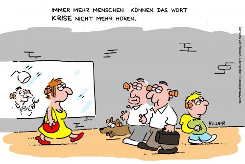 Cartoon: Wirtschaftskrise (medium) by anett tagged wirtschaftskrise