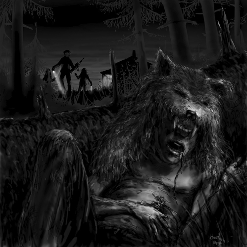 Cartoon: It was a man! No! A wolf! (medium) by nootoon tagged ilmenau,illustrator,germany,art,nootoon,death,wolf