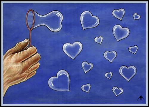 Cartoon: love? (medium) by ASKIN AYRANCIOGLU tagged love