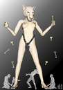 Cartoon: Schlüssel - Keys (small) by Dadaphil tagged erotic,key,man,woman,erotik,frau,mann,schlüssel,dadaphil
