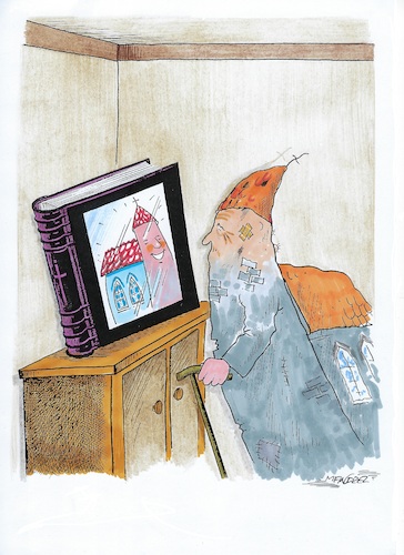 Cartoon: Bibel (medium) by mandzel tagged bibel,glaube,religion,bibel,glaube,religion