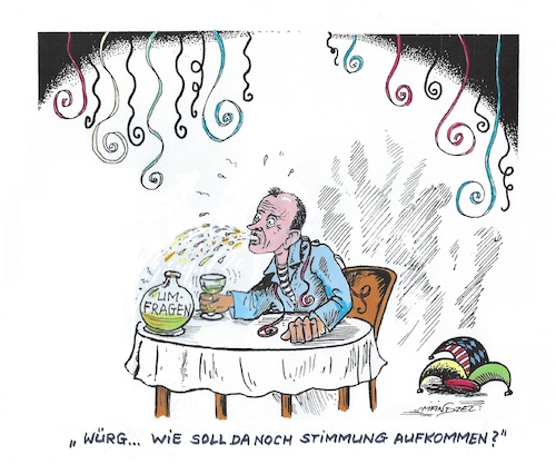 Der Frohsinn ist dahin