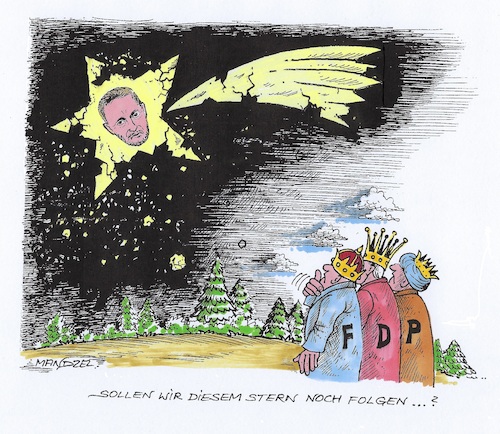 Cartoon: FDP Dreikönigstreffen (medium) by mandzel tagged fdp,lindner,dreikönigstreffen,parteiausrichtung,fdp,lindner,dreikönigstreffen,parteiausrichtung
