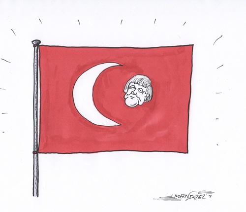 Cartoon: Merkel steht zu Erdogan (medium) by mandzel tagged merkel,erdogan,schmähgedicht,klage,satire,türkei,deutschland,flüchtlinge,merkel,erdogan,schmähgedicht,klage,satire,türkei,deutschland,flüchtlinge