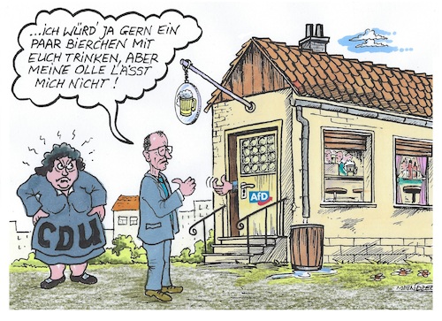 Cartoon: Merz und die AfD (medium) by mandzel tagged merz,cdu,afd,deutschland,merz,cdu,afd,deutschland