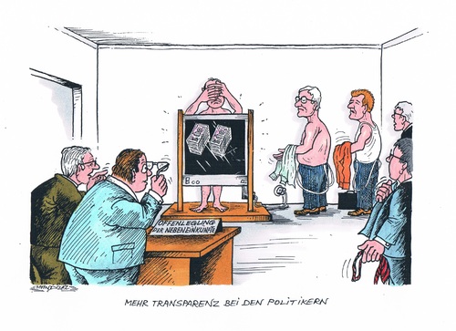 Cartoon: Offenlegung der Nebeneinkünfte (medium) by mandzel tagged nebeneinkünfte,politiker,transparenz,röntgenschirm,nebeneinkünfte,politiker,transparenz,röntgenschirm