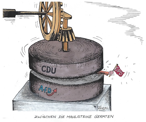 SPD die Sandwich-Partei