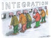 Cartoon: ... klappt nicht immer ! (small) by mandzel tagged deutschland,flüchtlinge,integration,versäumnisse,unfähigkeiten,desinteresse