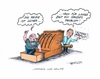 Cartoon: Altersarmut (small) by mandzel tagged altersarmut,rente,von,der,leyen,großes,problem,blüm