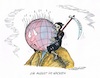Cartoon: Angst im Nacken (small) by mandzel tagged terror,angst,unbegreiflichkeit,hoffnungslosigkeit