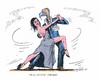 Cartoon: Argentinischer Bankrott (small) by mandzel tagged argentinien,pleite,tango