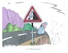 Cartoon: Bergab (small) by mandzel tagged deutschland,autoindustrie,vw,talfahrt,wirtschaft
