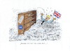 Cartoon: Brexit-Verhandlungen (small) by mandzel tagged brexit,johnson,verhandlungen,diplomatie,großbritannien,eu