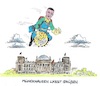 Cartoon: Der Ritt geht weiter (small) by mandzel tagged cdu,spahn,maskenaffäre,corona,münchhausen,deutschland,vetternwirtschaft