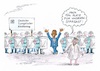 Cartoon: Evangelischer Kirchentag (small) by mandzel tagged kirchentag,deutschland,obama,jesus,sicherheitsmaßnahmen