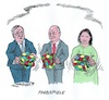 Cartoon: Farbkompositionen (small) by mandzel tagged wahlen,scholz,laschet,baerbock,zauberwürfel,deutschland,regierung