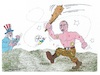 Cartoon: Ferngesteuert (small) by mandzel tagged ukraine,russland,selenskij,usa,blutvergießen,kämpfe,nato
