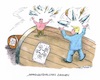 Cartoon: Feuerspiele (small) by mandzel tagged kim,trump,provokationen,usa,nordkorea,atomwaffen,kriegsgefahr