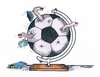 Cartoon: FIFA-Skandal (small) by mandzel tagged fifa,geldwäsche,bestechung,gier,fußball