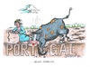 Cartoon: Finanzkrise in Portugal (small) by mandzel tagged portugal,eu,stier,finanzloch,einbruch