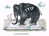 Cartoon: Freihandelszone TTIP (small) by mandzel tagged ttip,freihandelszone,verbraucherstandards,umweltstandards,einbrüche